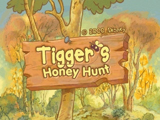 Tigger's Honey Hunt title screen for Nintendo 64